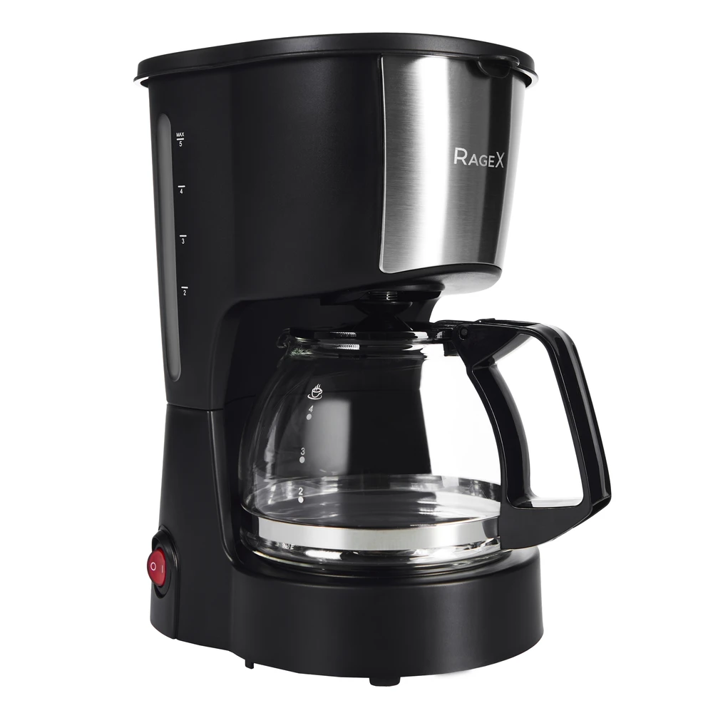 Капельная кофеварка RAGEX R402 600мл 600Вт (черная)