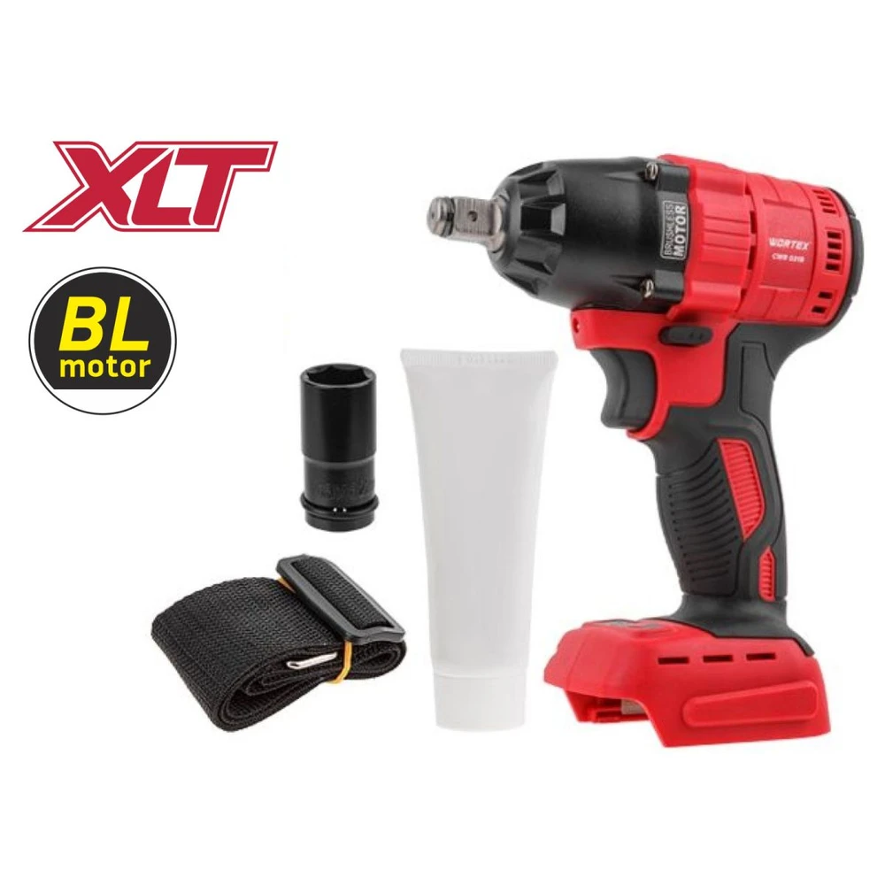 Аккум. ударный гайковерт WORTEX CWR 0318 в кор. ALL1 XLT SOLO БЕСЩЕТ., 18 В, 310 Н*м, 1/2